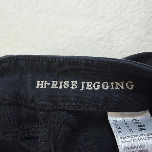 American Eagle Jeans Women’s 8 Black Hi‎ Rise Jegging Skinny Stretch Denim - Picture 5 of 9